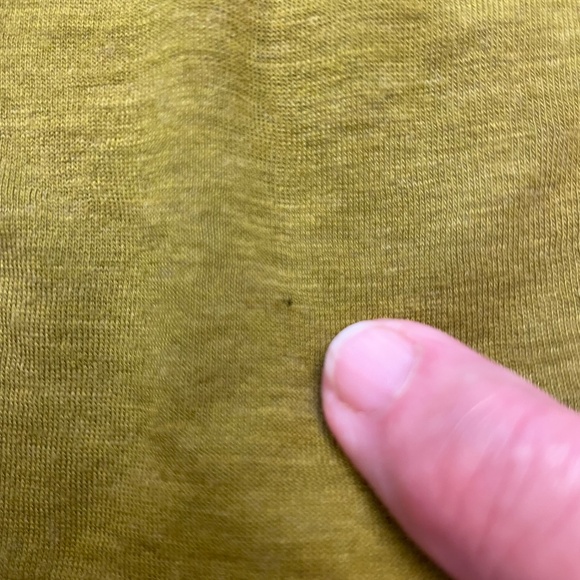 Odonate Epiprocta 3/4 Sleeve Avocado Green Top Size M - Picture 6 of 6